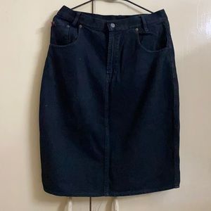 Levis pencil denim skirt